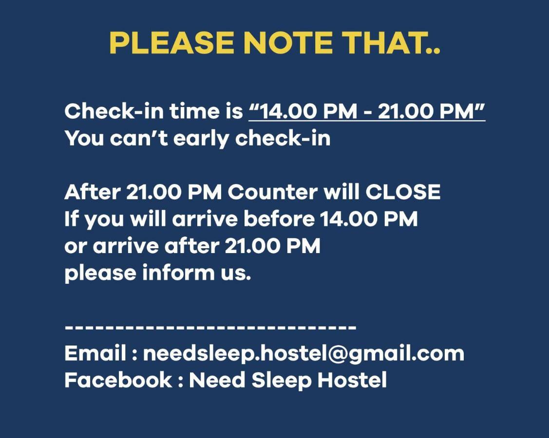 Need Sleep Hostel Bangkok Exterior foto